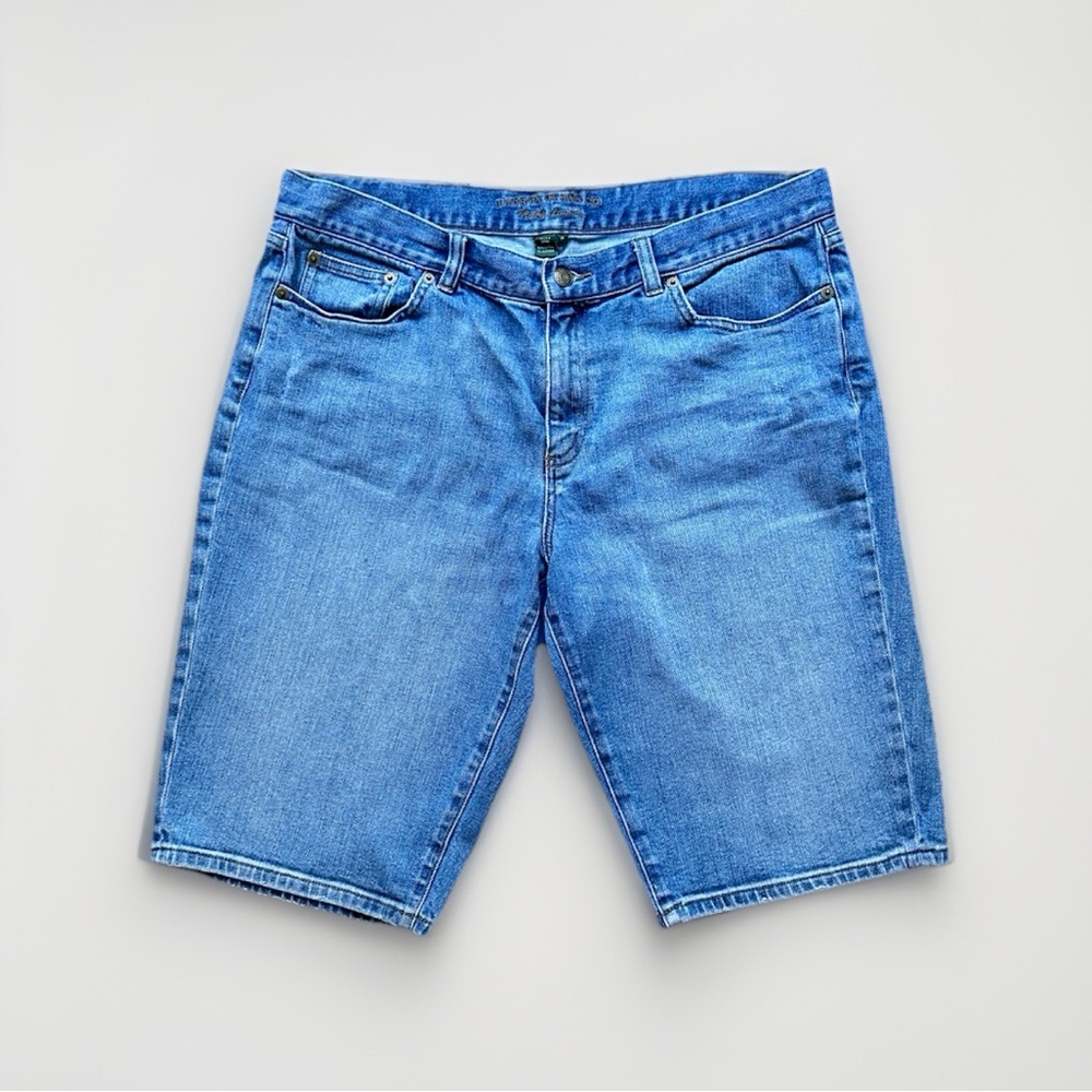 Vintage 14 Lauren Jeans Co. Ralph Lauren Women’s Denim Bermuda Shorts Y2K 2000s